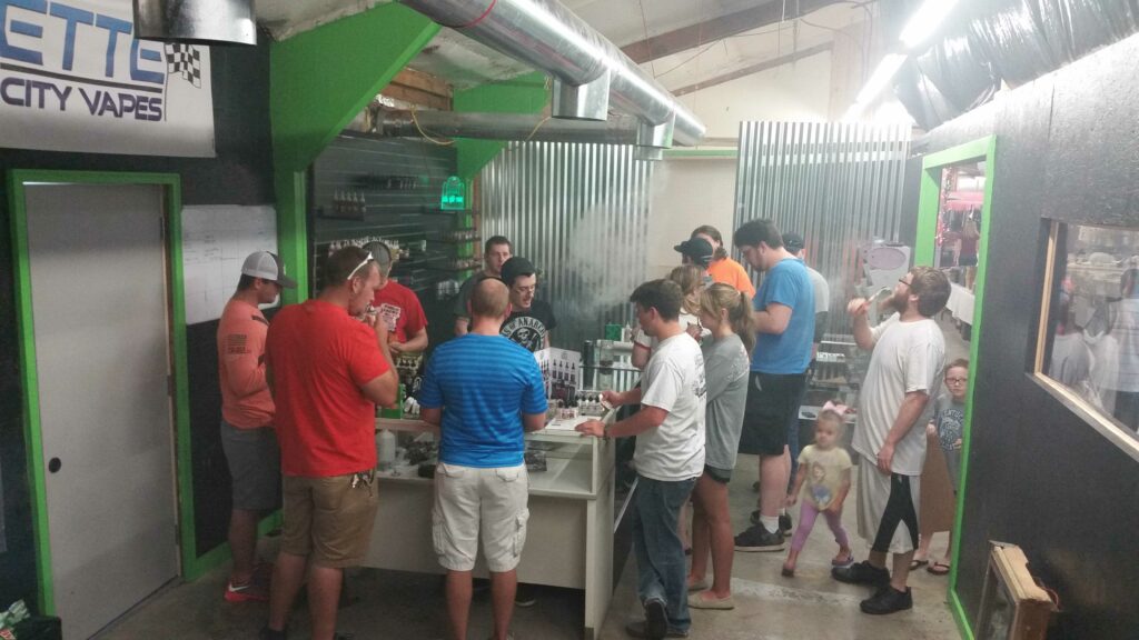VCV (Vette City Vapes) Busy at Flea Land in Bowling Green, Kentucky